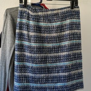 Tory Burch Soft, Lined plaid skirt